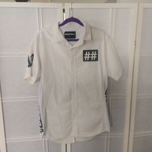 Rare Been Trill Button Down Short Sleeve Shirt